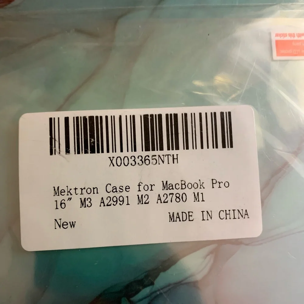 Marble Pattern Mektron Laptop MacBook Pro 16 Case